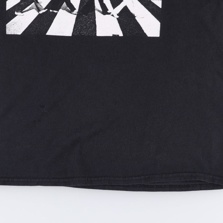 THE BEATLES The Beatles Band T-shirt Band T Men's M size cotton black type Vintage Second Hand