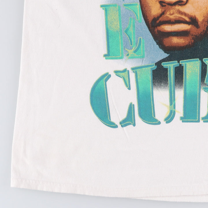 ICE CUBE Rap T-shirt, Men's XL size cotton white type Vintage Second Hand