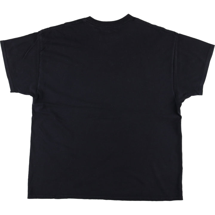 2000'S Naruto Shippuden SASUKE Anime Character Print T-Shirt Men's XL cotton black type Vintage Second Hand