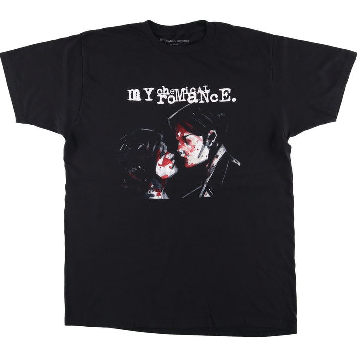 MY CHEMICAL ROMANCE My Chemical Romance Band T-shirt Band T Men's XL equivalent cotton black type Vintage Second Hand