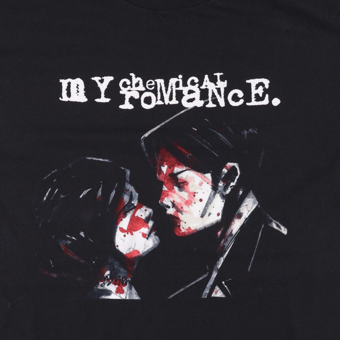 MY CHEMICAL ROMANCE My Chemical Romance Band T-shirt Band T Men's XL equivalent cotton black type Vintage Second Hand
