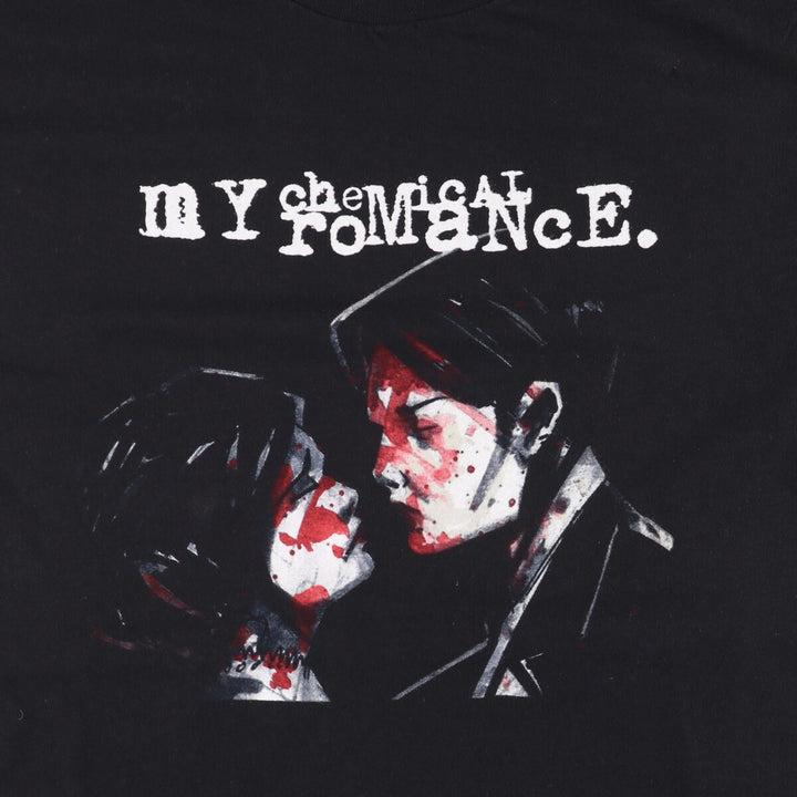 MY CHEMICAL ROMANCE My Chemical Romance Band T-shirt Band T Men's XL equivalent cotton black type Vintage Second Hand