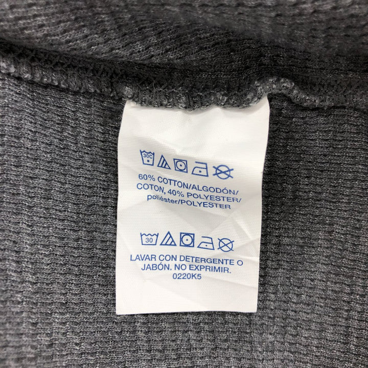 Ralph Lauren POLO RALPH LAUREN SLEEPWEAR Thermal Long T-shirt Waffle Men's L size cotton gray type Vintage Second Hand