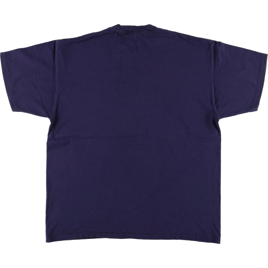 Vintage 90'S Delta DELTA Printed T-shirt, Made in USA, Men's XL cotton navy blue type Vintage Second Hand