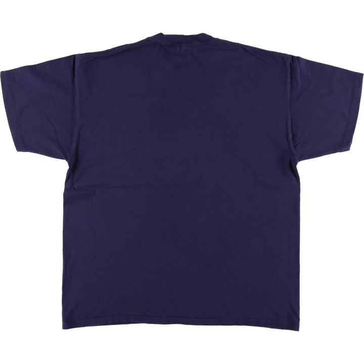 Vintage 90'S Delta DELTA Printed T-shirt, Made in USA, Men's XL cotton navy blue type Vintage Second Hand