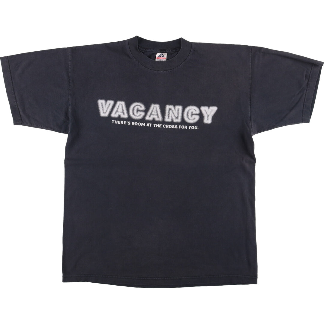 ALSTYLE Printed T-shirt, Men's XL cotton black type Vintage Second Hand
