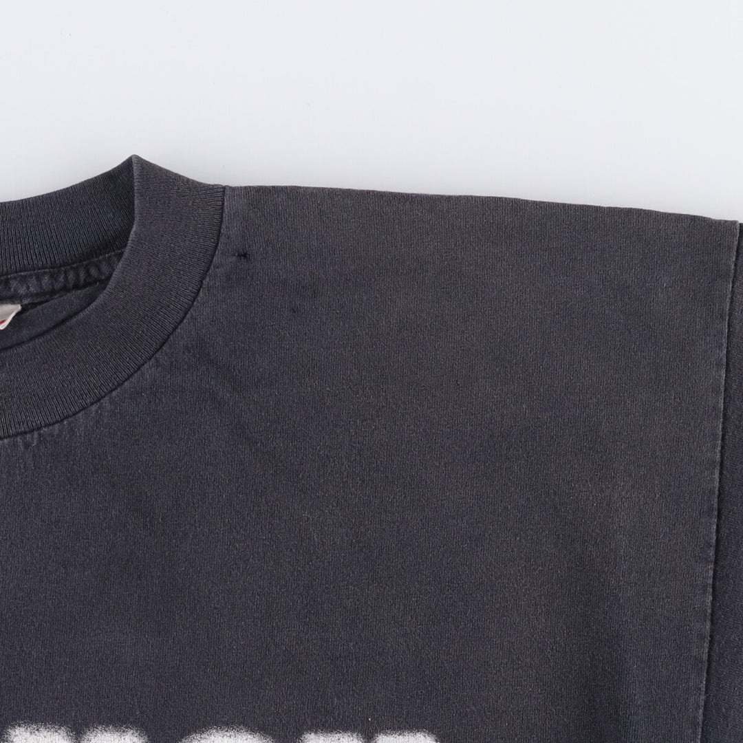 ALSTYLE Printed T-shirt, Men's XL cotton black type Vintage Second Hand