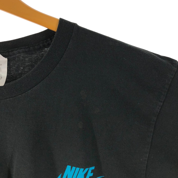 Nike Air Long Sleeve T-Shirt, Made in USA, Men's Size Medium cotton black type Vintage Second Hand