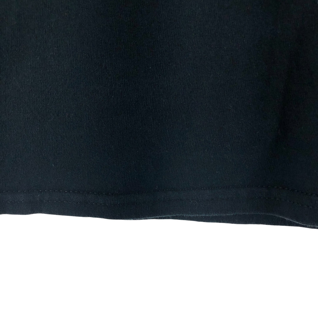 Thrasher Fire Pattern Long Sleeve T-Shirt, Men's Size L cotton black type Vintage Second Hand
