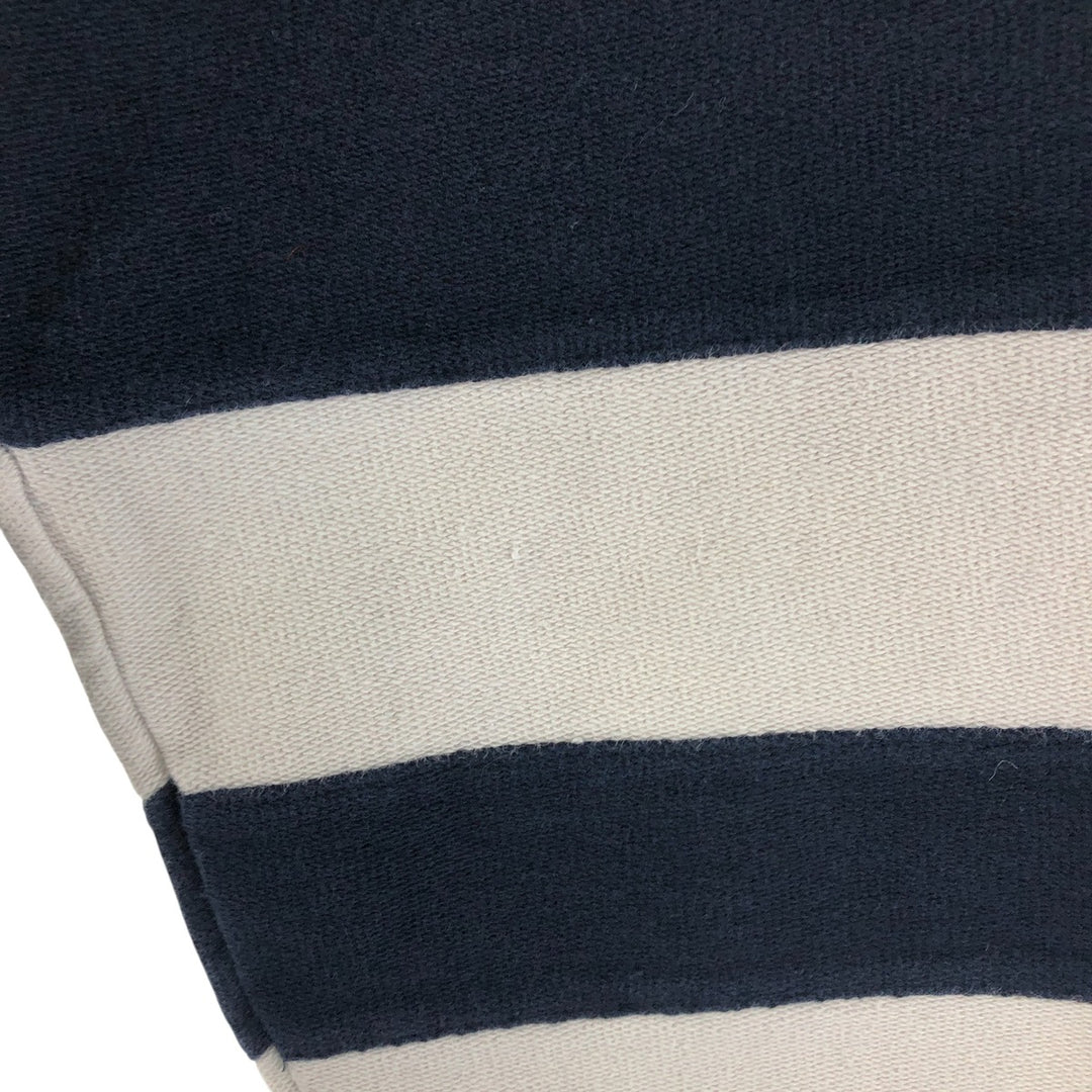 Pendleton High Neck Long T-Shirt, Men's Size L cotton navy blue type Vintage Second Hand