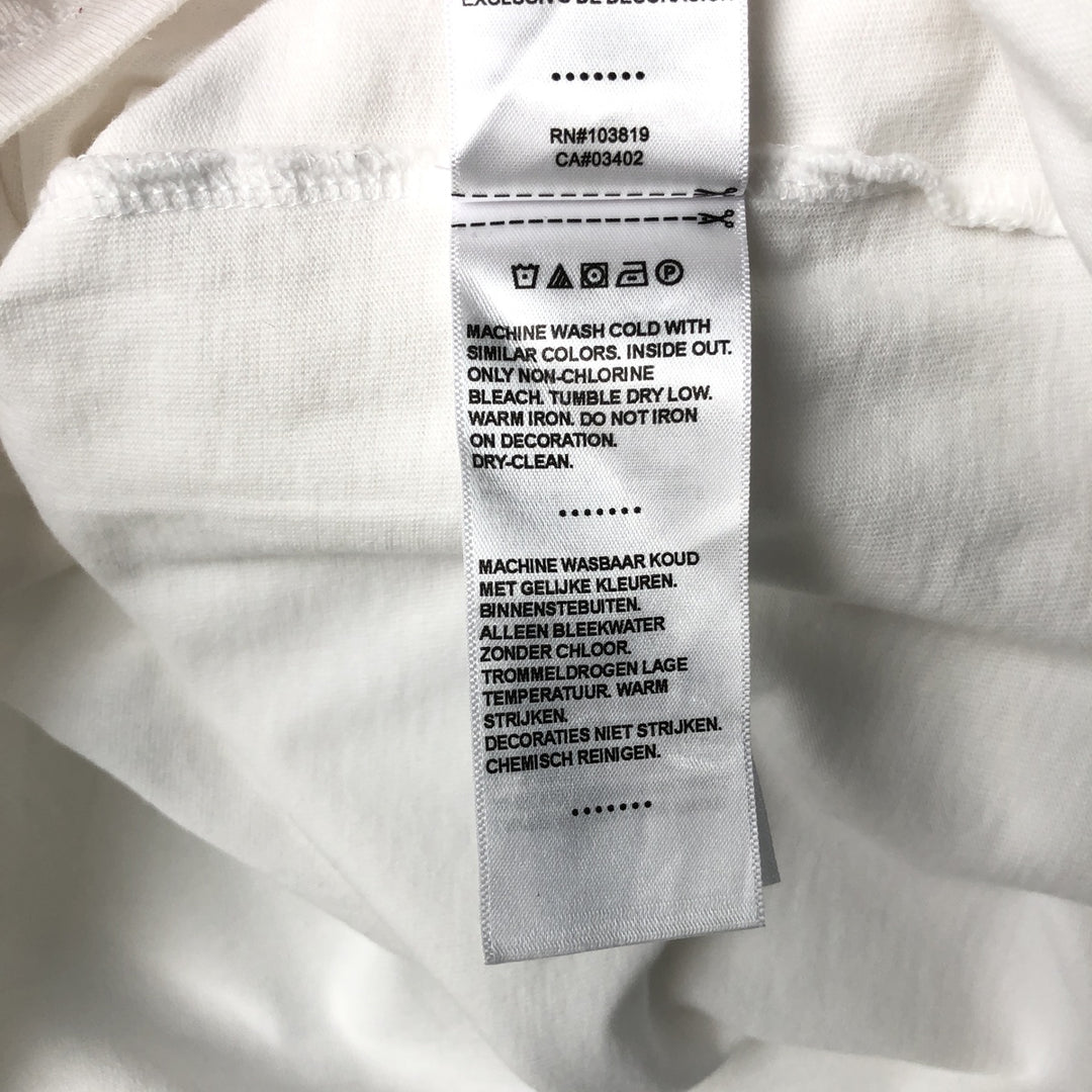Harley-Davidson Skull Pattern Motorcycle Bike T-shirt Men's XL cotton white type Vintage Second Hand