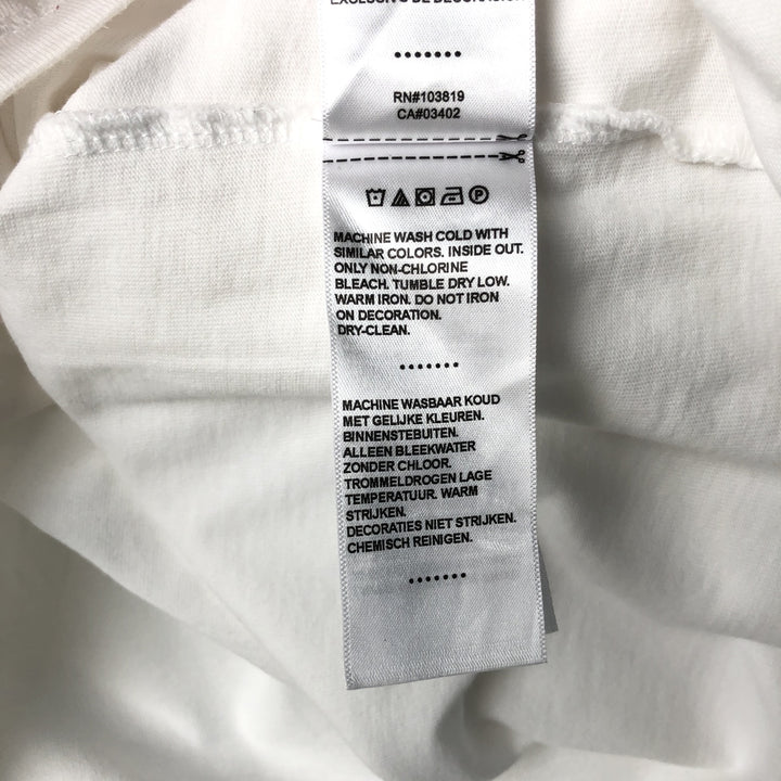 Harley-Davidson Skull Pattern Motorcycle Bike T-shirt Men's XL cotton white type Vintage Second Hand