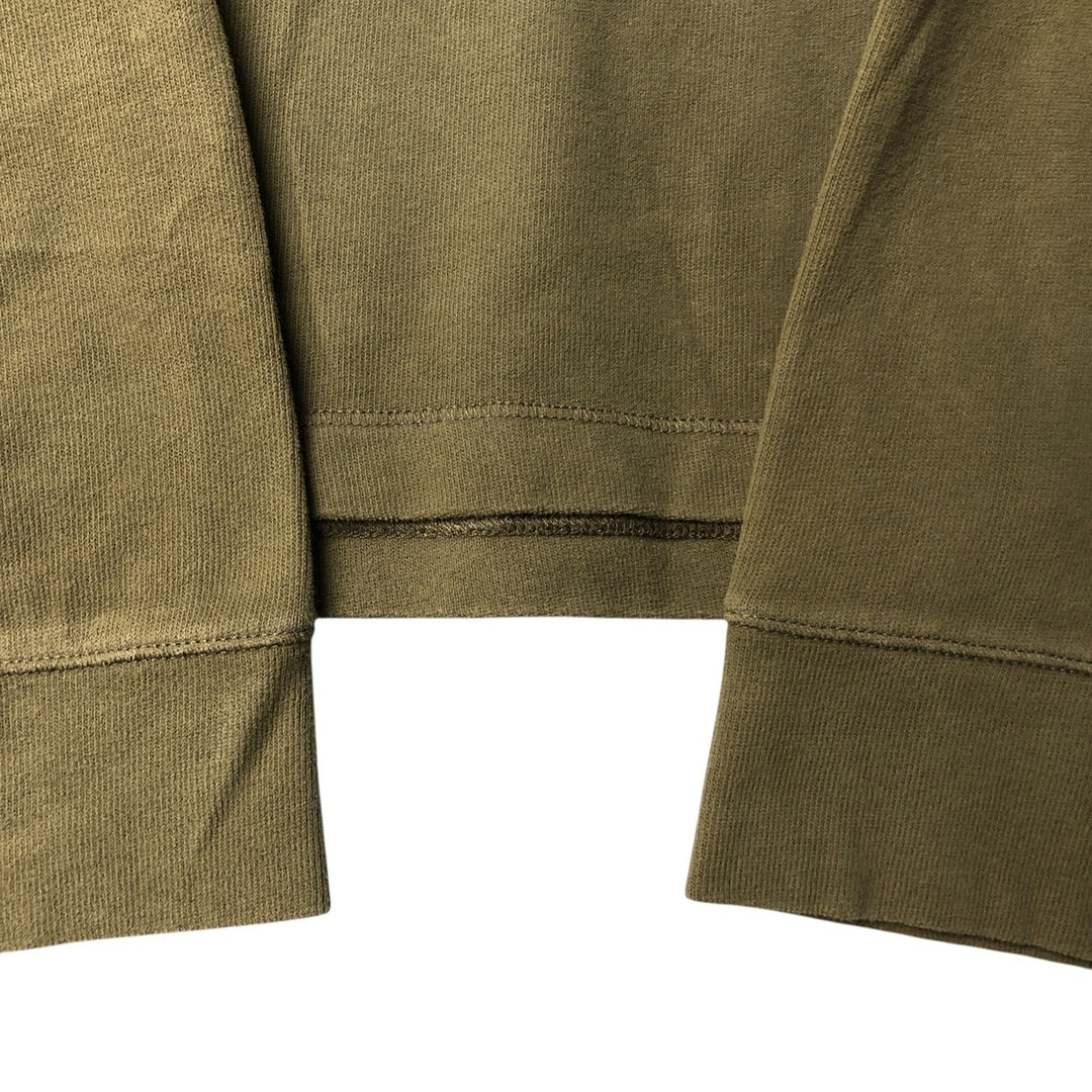 Ralph Lauren POLO by Ralph Lauren Half-Zip Long T-Shirt, Men's XXL cotton Khaki type brown Vintage Second Hand