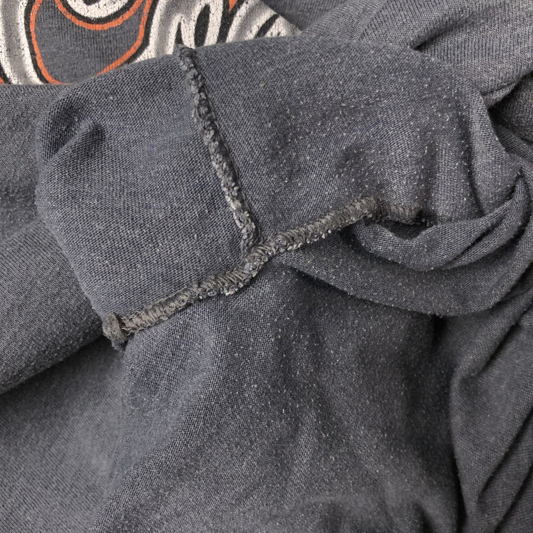 Harley-Davidson Motorcycle Bike T-shirt, Men's Medium cotton gray type Vintage Second Hand