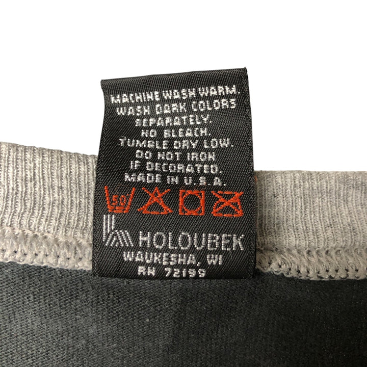 Harley-Davidson Long Sleeve T-Shirt Made in USA Men's Size L cotton gray type Vintage Second Hand