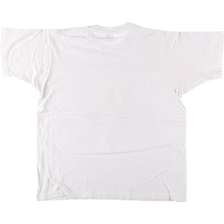 90'S Fruit of the Loom Letter to the Corinthians Message Print T-Shirt, Made in USA, Men's XL, Vintage cotton white type Vintage Second Hand