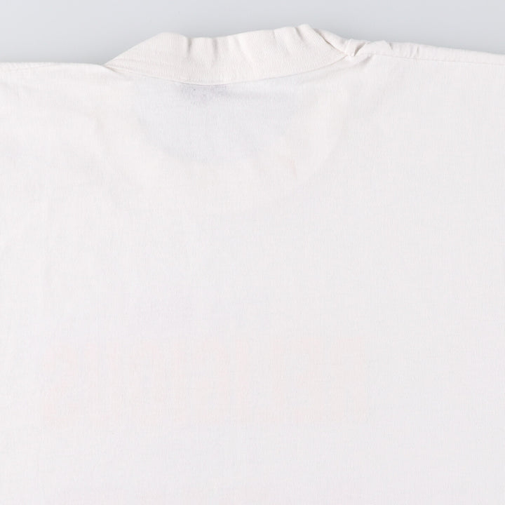 90'S Vintage Message Print T-Shirt, Made in USA, Men's Size L cotton white type Vintage Second Hand