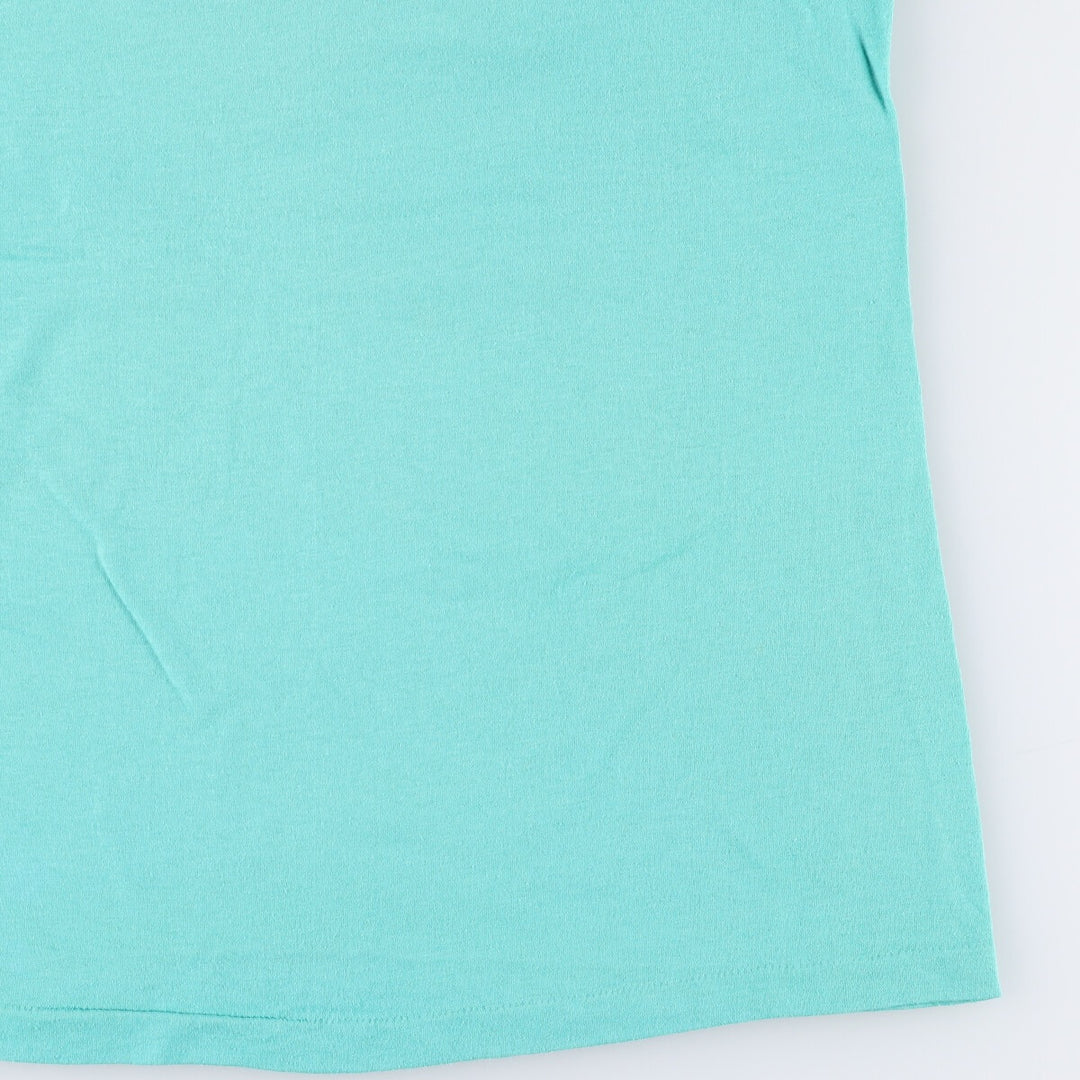 Vintage 80s-90'S SSI Printed T-Shirt, Men's Size Medium cotton turquoise blue Vintage Second Hand