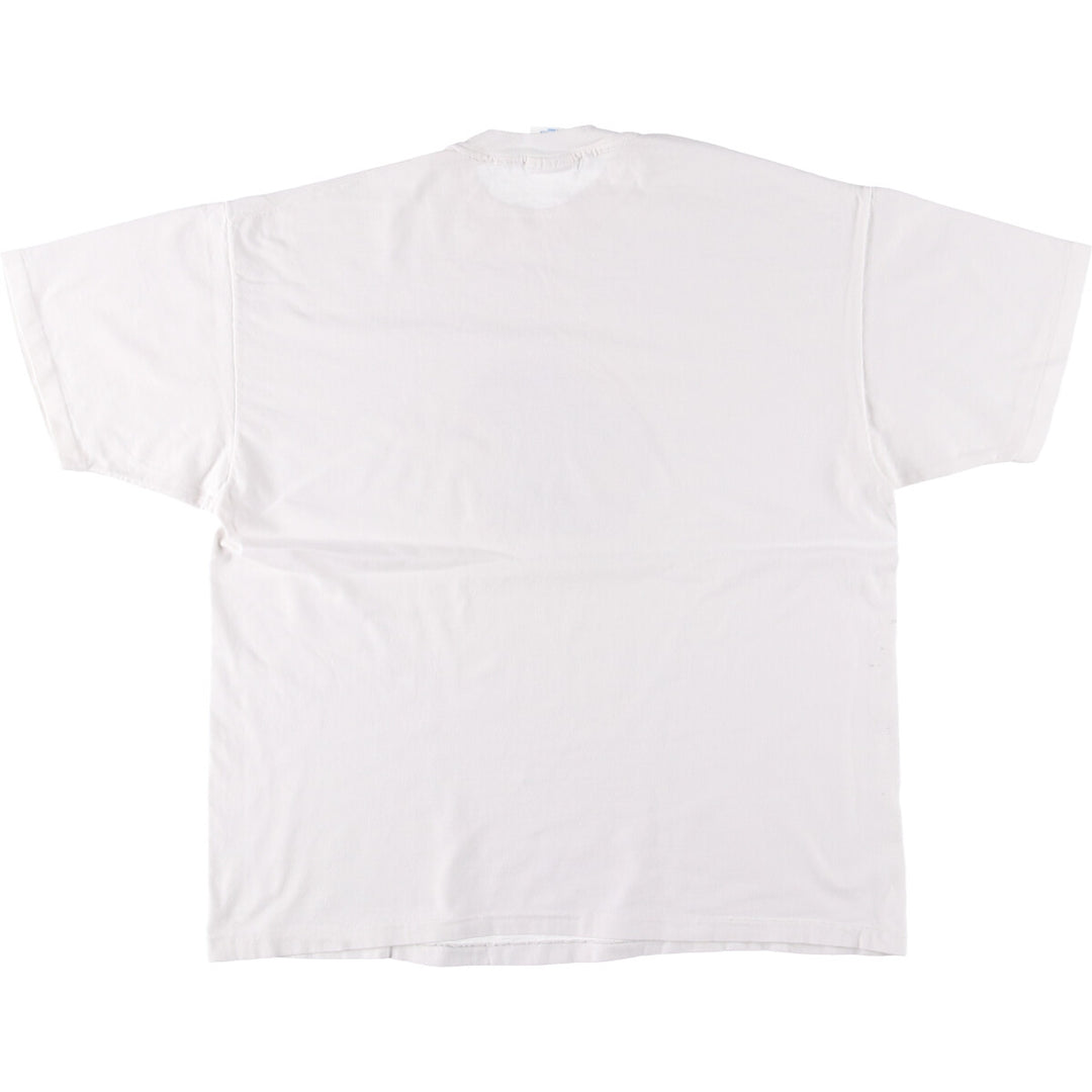 90'S Hanes Whitman Walker Clinic Printed T-Shirt, Made in USA, Men's XL Size, Vintage cotton white type Vintage Second Hand