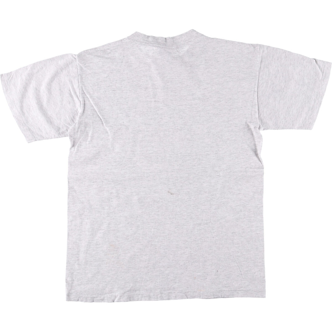 90'S All Sport Vintage Printed T-Shirt, Made in USA, Men's Size Medium cotton gray type Vintage Second Hand