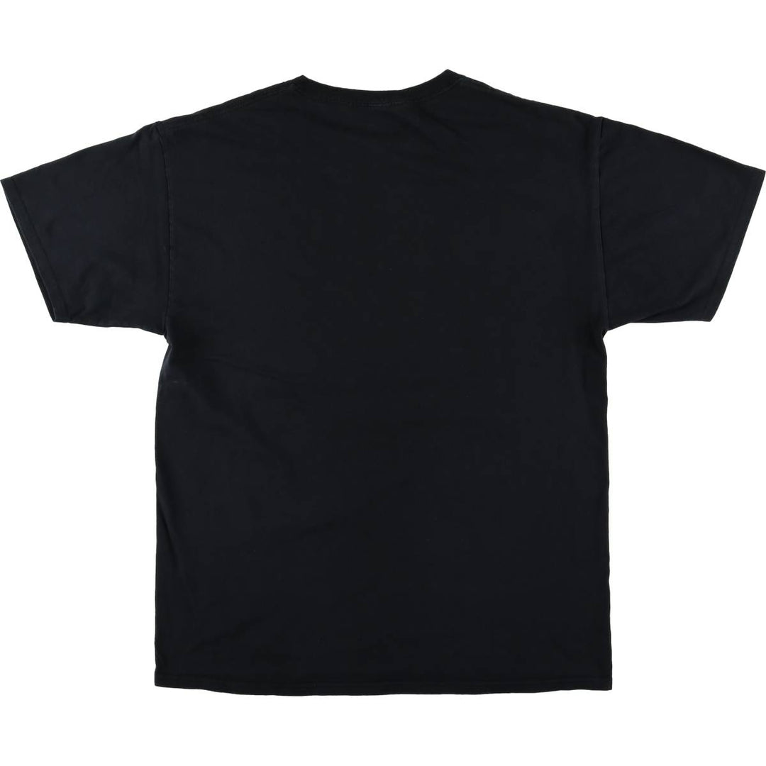 BLEACH Anime Character Print T-Shirt Men's Size L cotton black type Vintage Second Hand