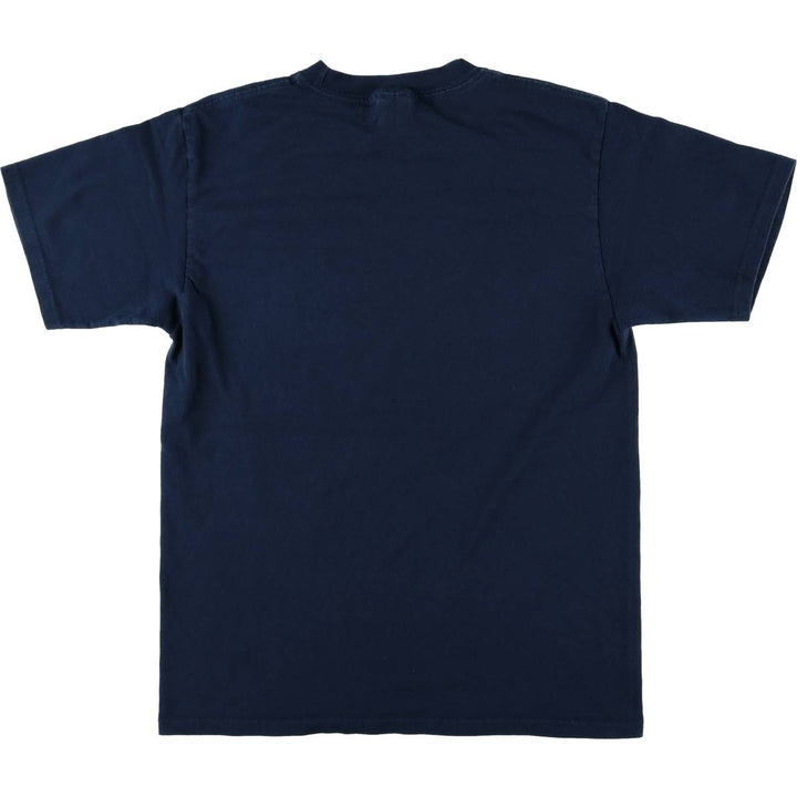 YAZBEK PEANUTS Character Print T-Shirt, Men's Size M cotton navy blue type Vintage Second Hand