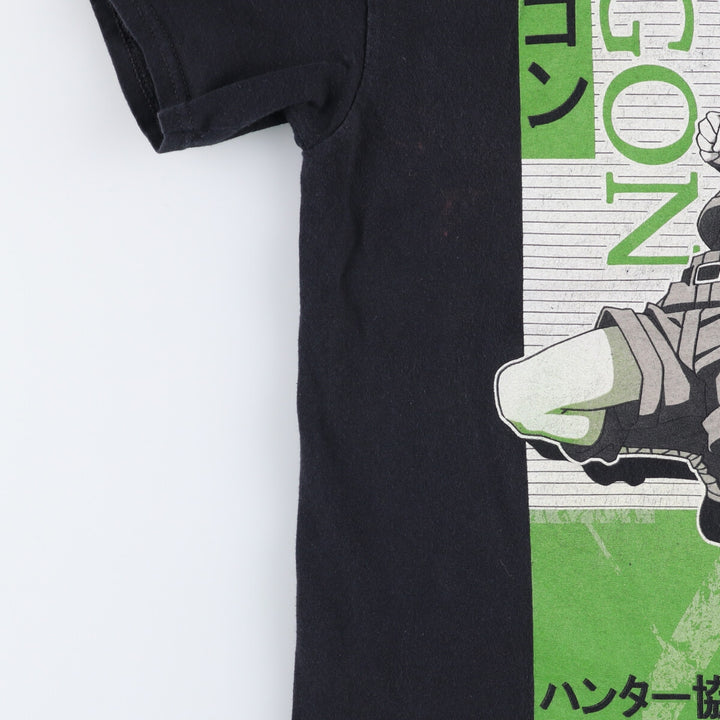HUNTER HUNTER Hunter x Hunter character print T-shirt, men's size M cotton black type Vintage Second Hand