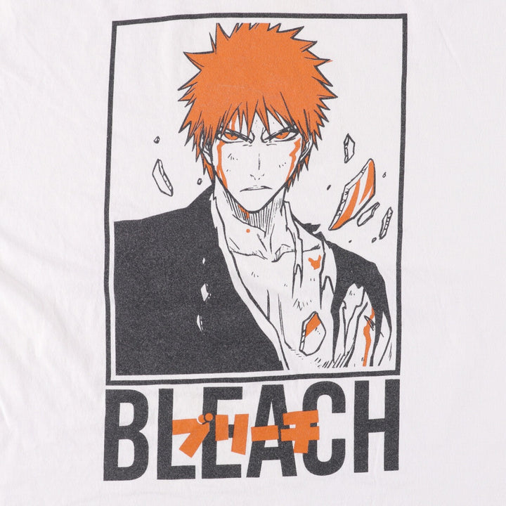 Ripple Junction BLEACH Character Print T-Shirt, Men's Size XL cotton white type Vintage Second Hand