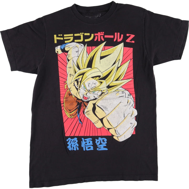 DORAGONBALL Dragon Ball Character Print T-Shirt, Men's Size M cotton black type Vintage Second Hand