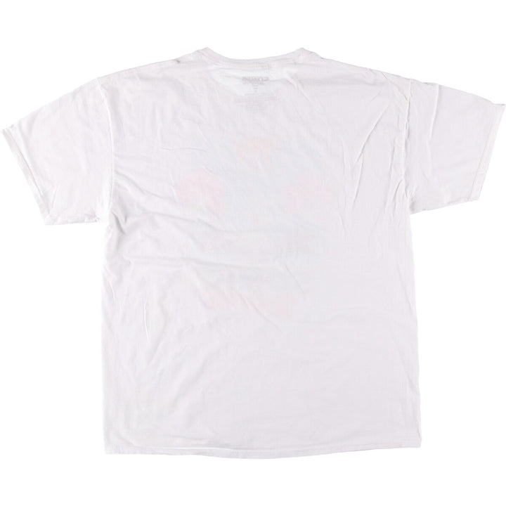 SONIC Sonic character print T-shirt Men's XL size cotton white type Vintage Second Hand