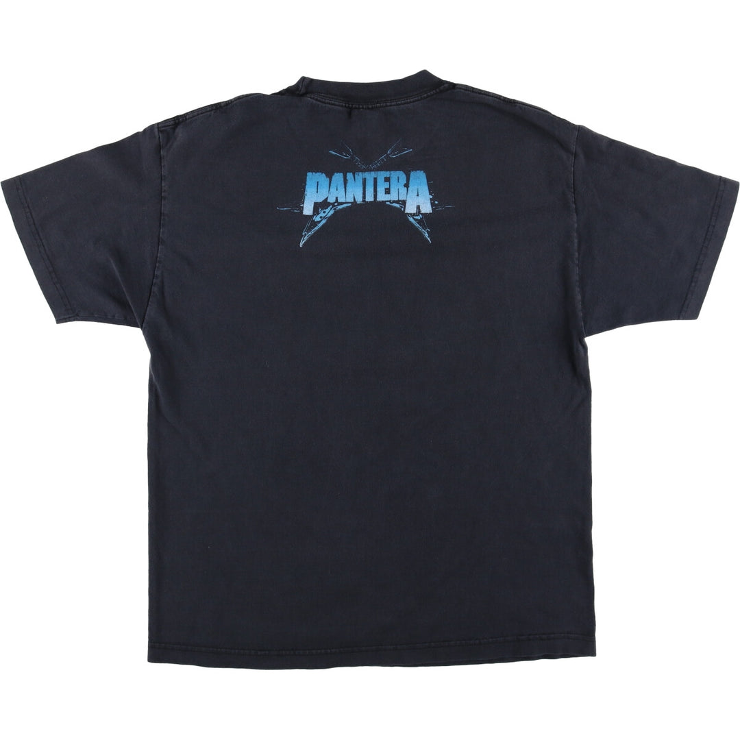 00'S ALSTYLE PANTERA Pantera band T-shirt, band T, men's size L cotton black type Vintage Second Hand