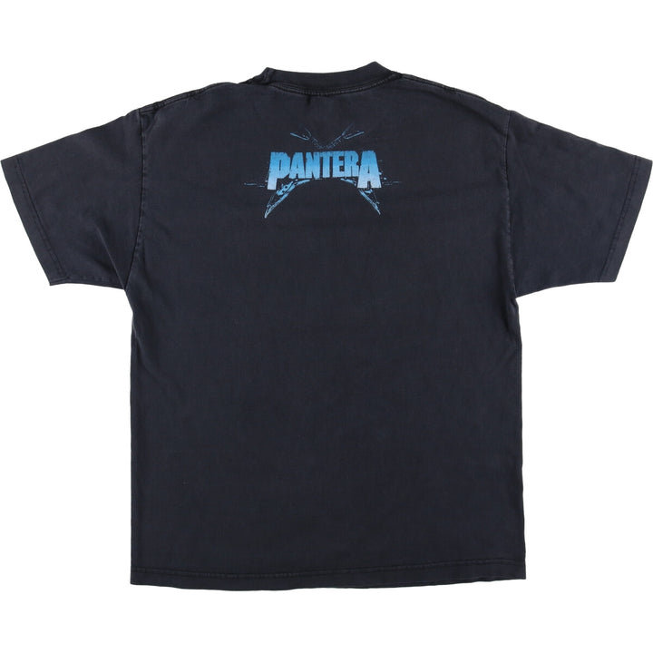 00'S ALSTYLE PANTERA Pantera band T-shirt, band T, men's size L cotton black type Vintage Second Hand