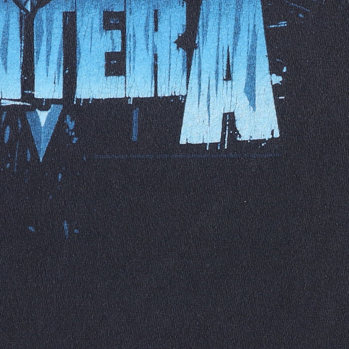 00'S ALSTYLE PANTERA Pantera band T-shirt, band T, men's size L cotton black type Vintage Second Hand