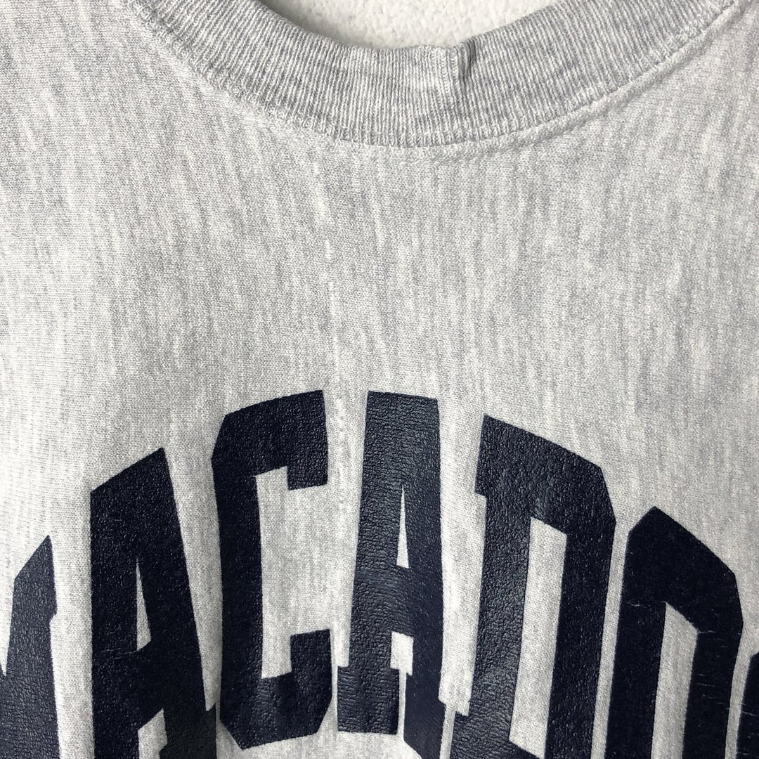 90'S Lee Print Sweatshirt, Made in USA, Men's Size L (Equivalent), Vintage cotton gray type Vintage Second Hand