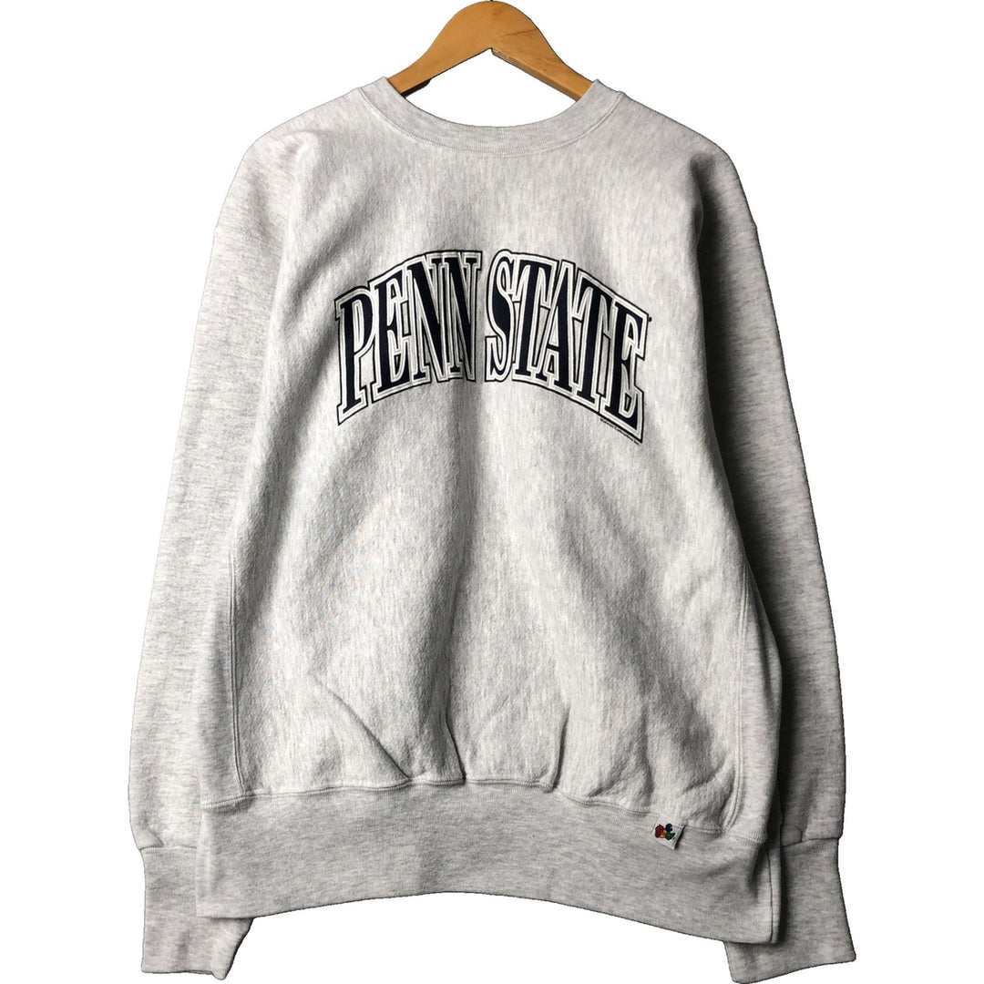 Midwest Embroidery Pennsylvania State University College Sweatshirt (Made in USA) cotton gray type Vintage Second Hand