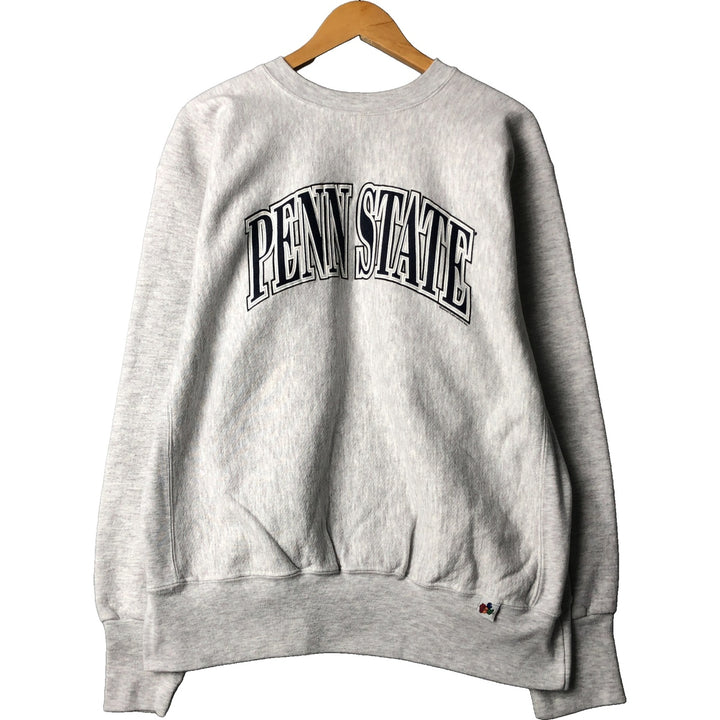 Midwest Embroidery Pennsylvania State University College Sweatshirt (Made in USA) cotton gray type Vintage Second Hand