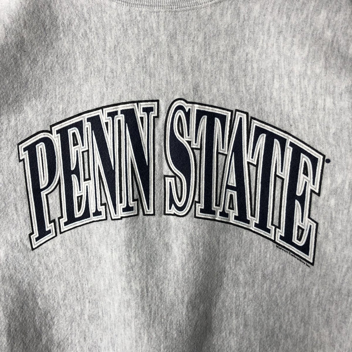 Midwest Embroidery Pennsylvania State University College Sweatshirt (Made in USA) cotton gray type Vintage Second Hand