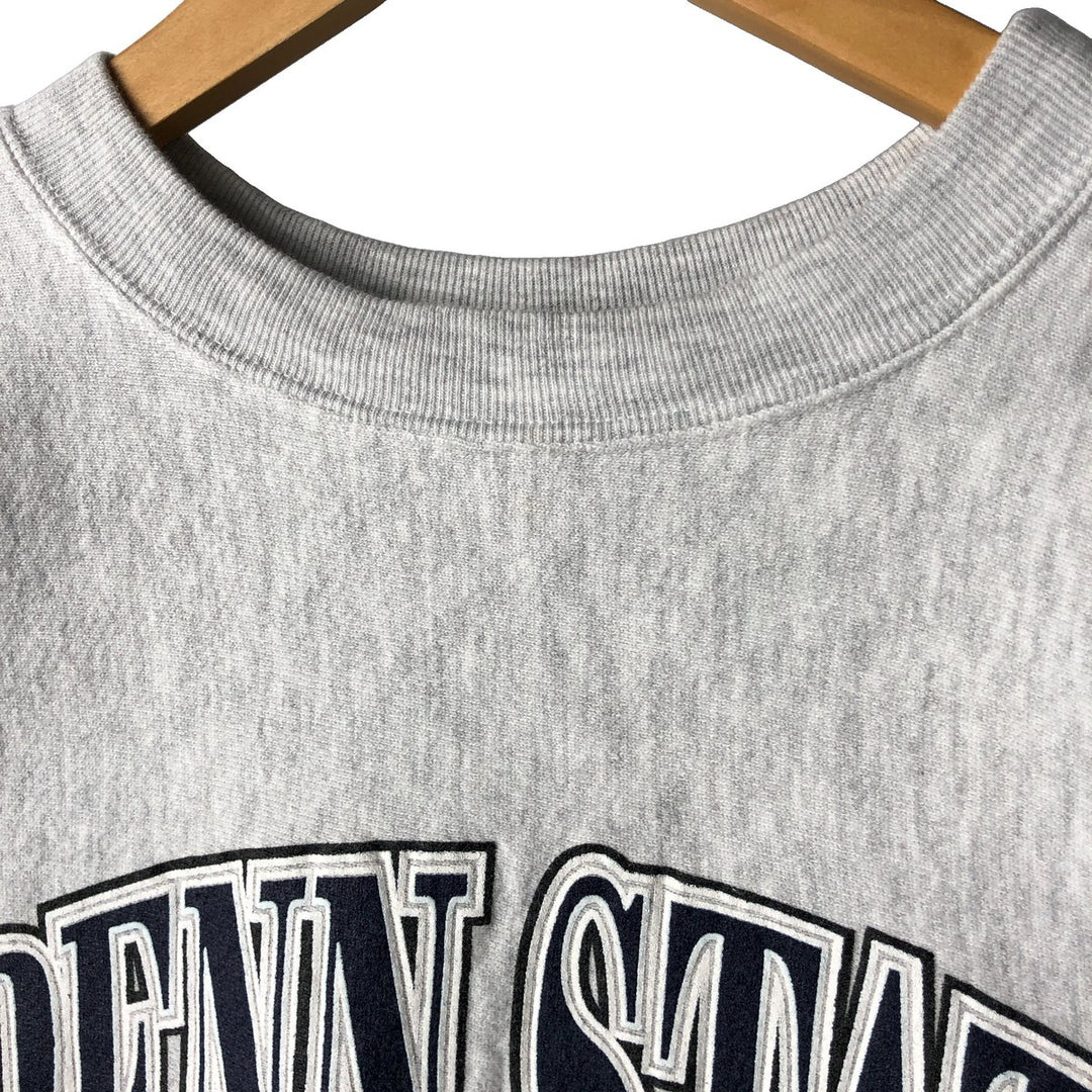 Midwest Embroidery Pennsylvania State University College Sweatshirt (Made in USA) cotton gray type Vintage Second Hand