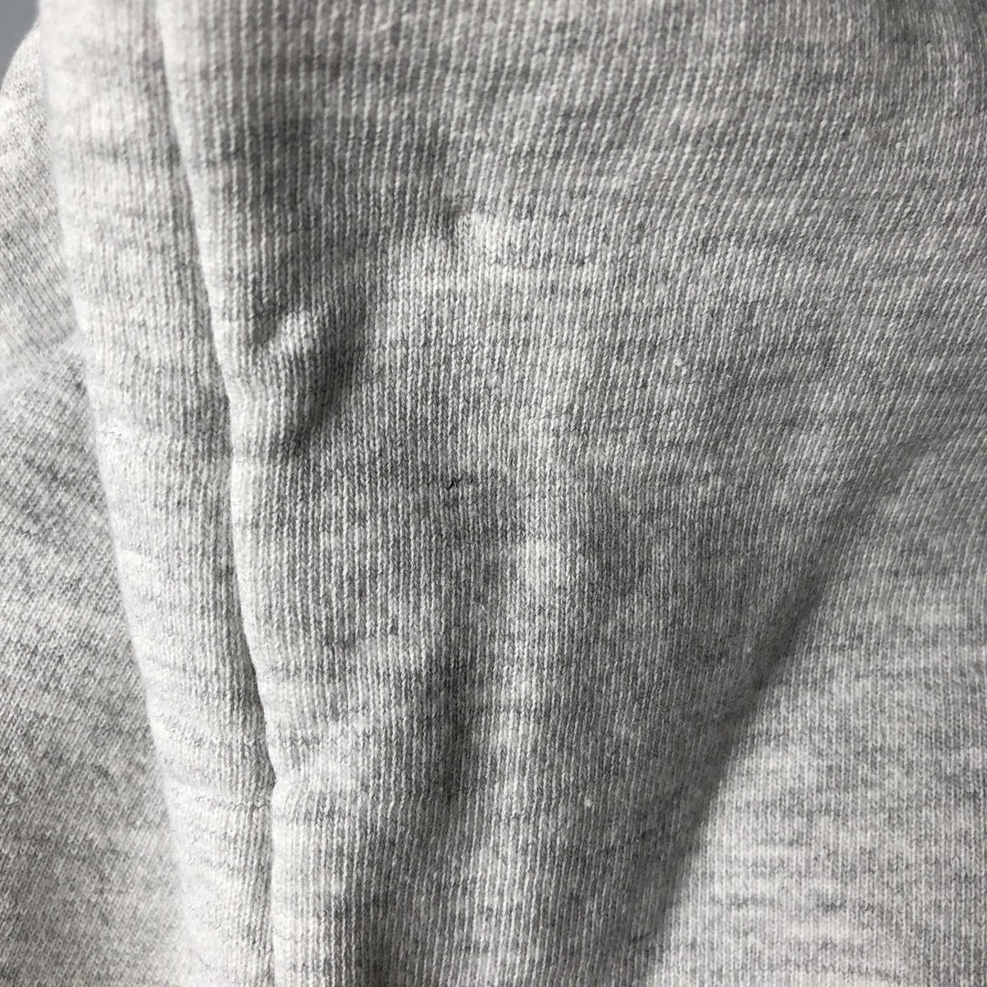 ~90'S MT SPOKANE KNITTING MILLS Triple Print College Sweatshirt Pullover Hoodie, Made in USA cotton gray type Vintage Second Hand