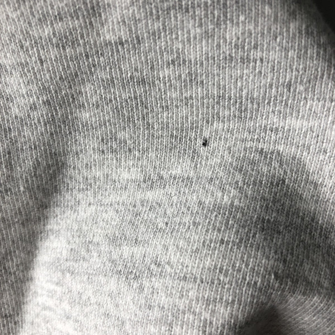 ~90'S MT SPOKANE KNITTING MILLS Triple Print College Sweatshirt Pullover Hoodie, Made in USA cotton gray type Vintage Second Hand