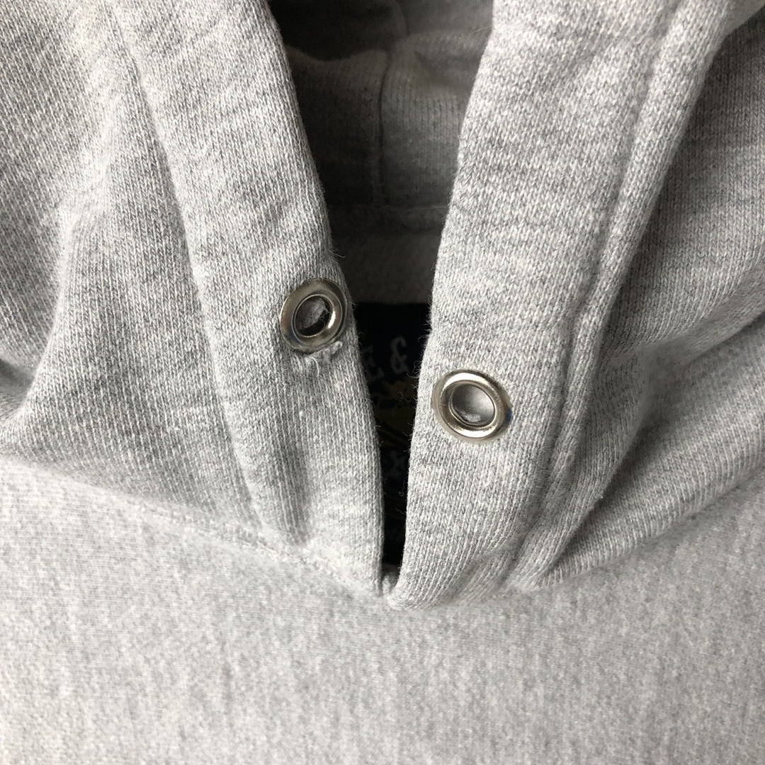 90'S STEEVE and BARRY'S Ohio State University College Sweatshirt Pullover Hoodie cotton gray type Vintage Second Hand