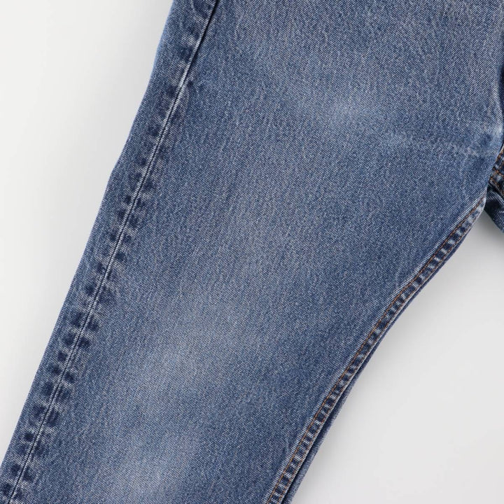 Levi's 505 tapered denim pants for men, size W34 cotton blue type Vintage Second Hand
