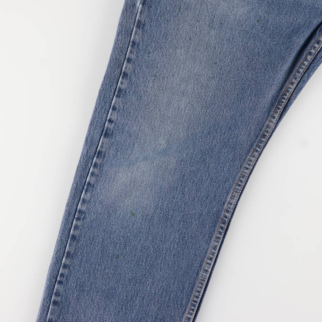 Levi's 505 tapered denim pants for men, size w37 cotton blue type Vintage Second Hand