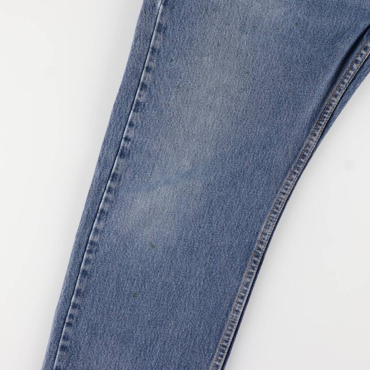 Levi's 505 tapered denim pants for men, size w37 cotton blue type Vintage Second Hand