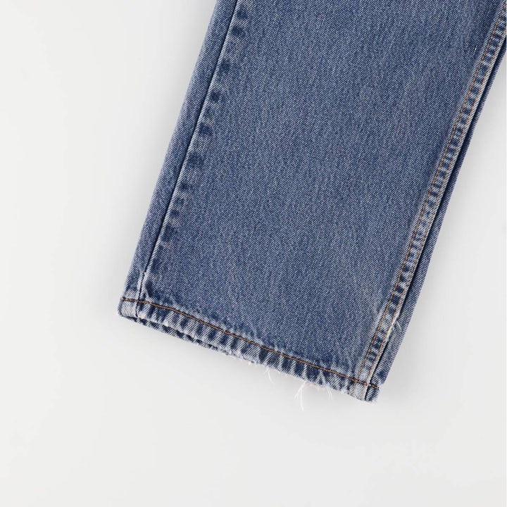 Levi's 505 tapered denim pants for men, size w37 cotton blue type Vintage Second Hand