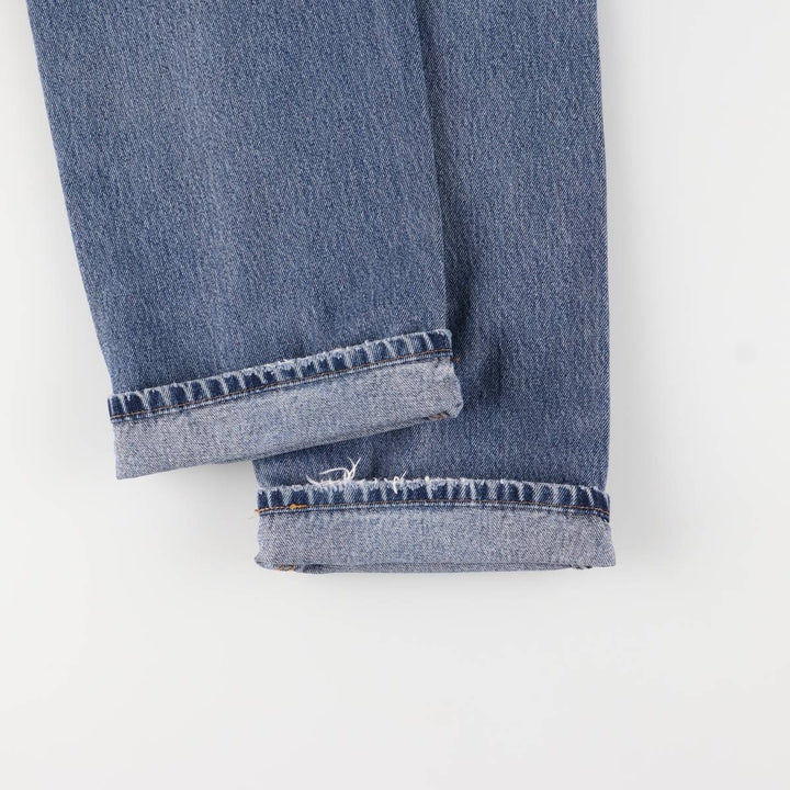Levi's 505 tapered denim pants for men, size w37 cotton blue type Vintage Second Hand