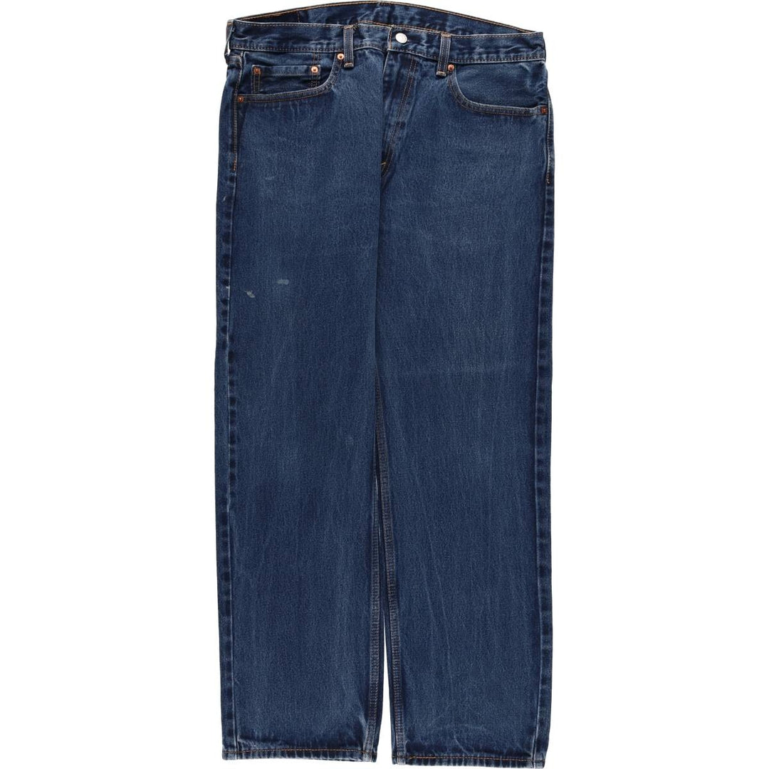 Levi's 505 tapered denim pants for men, size w36 cotton blue type Vintage Second Hand
