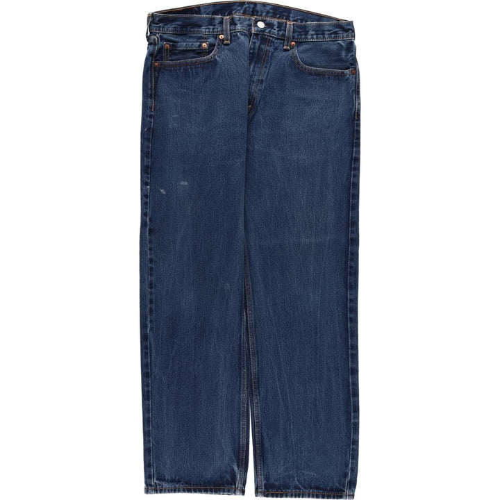 Levi's 505 tapered denim pants for men, size w36 cotton blue type Vintage Second Hand