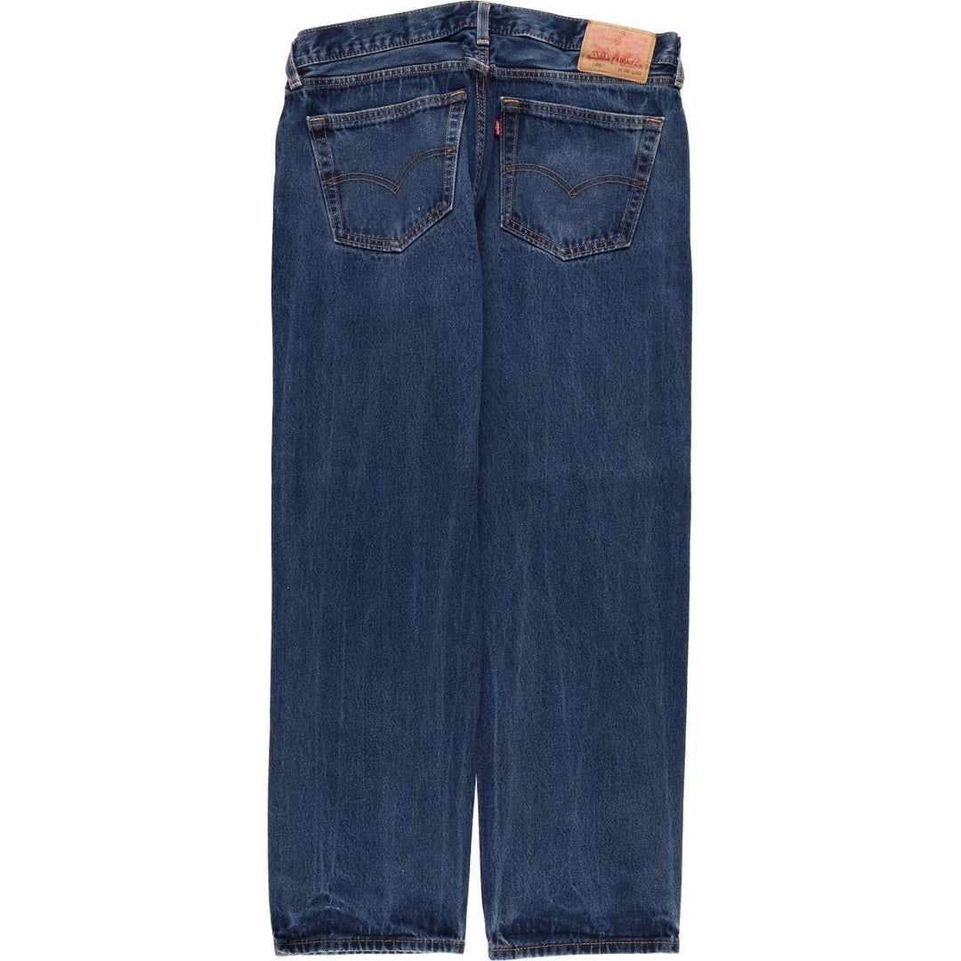 Levi's 505 tapered denim pants for men, size w36 cotton blue type Vintage Second Hand