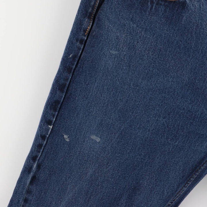 Levi's 505 tapered denim pants for men, size w36 cotton blue type Vintage Second Hand